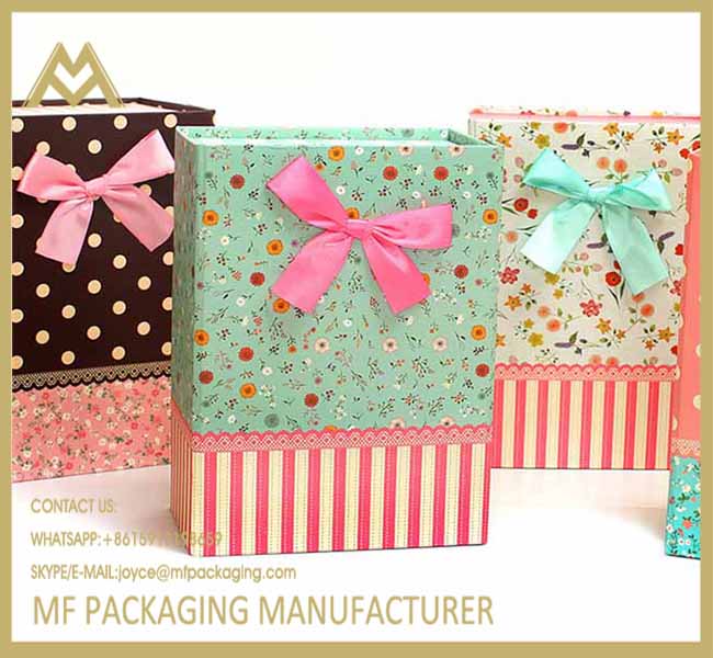 collapsible online shop decorative cardboard folding gift boxes