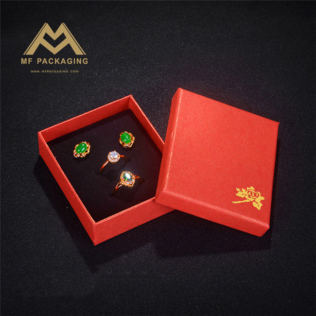 custo jewelry box warm passion square cardboard jewellery boxes