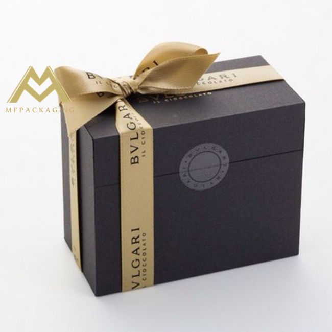 perfume packaging box pvc box paper box lid box with ribbon gift