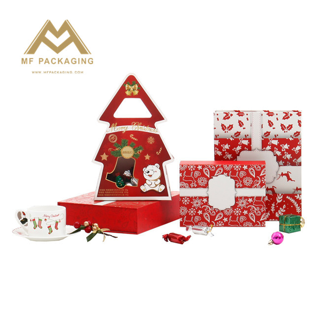 christmas series cardboad gift box for decoration