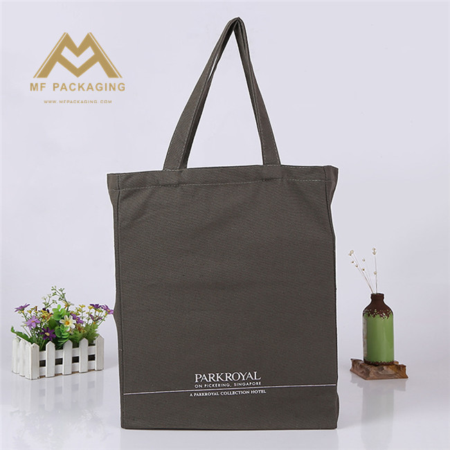 wholesale fashion promotional custom printed white cotton canvas