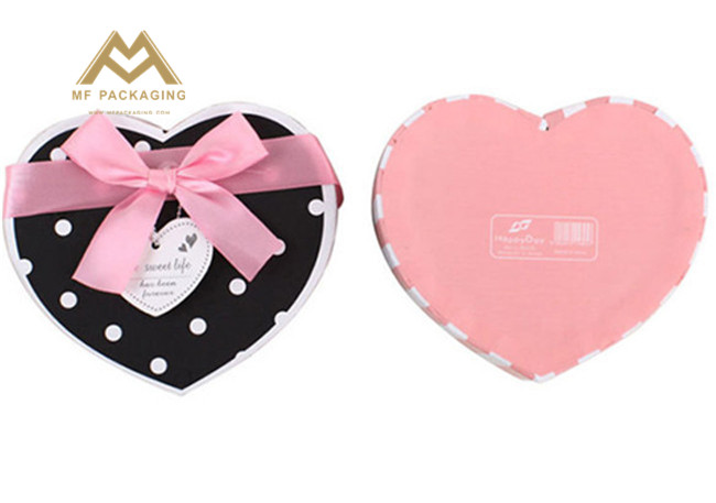 heart shape cardboard gift box various size