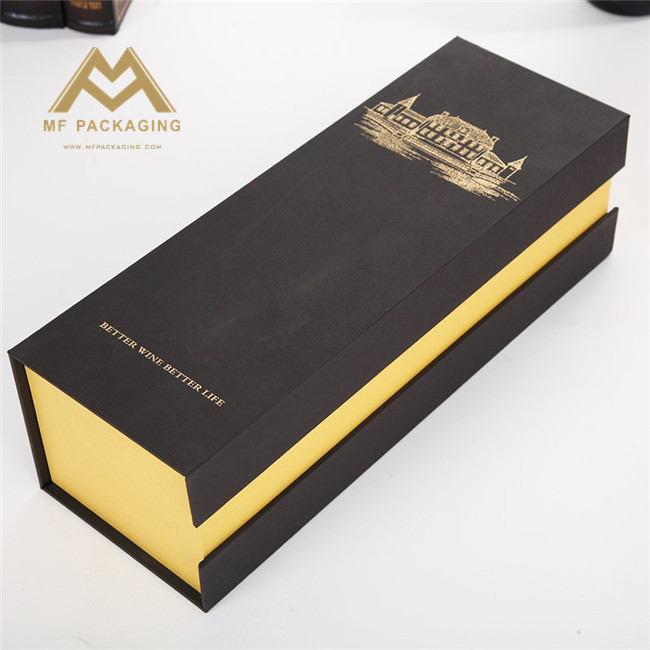 custom made luxury wine box package cardboard paper gift box
