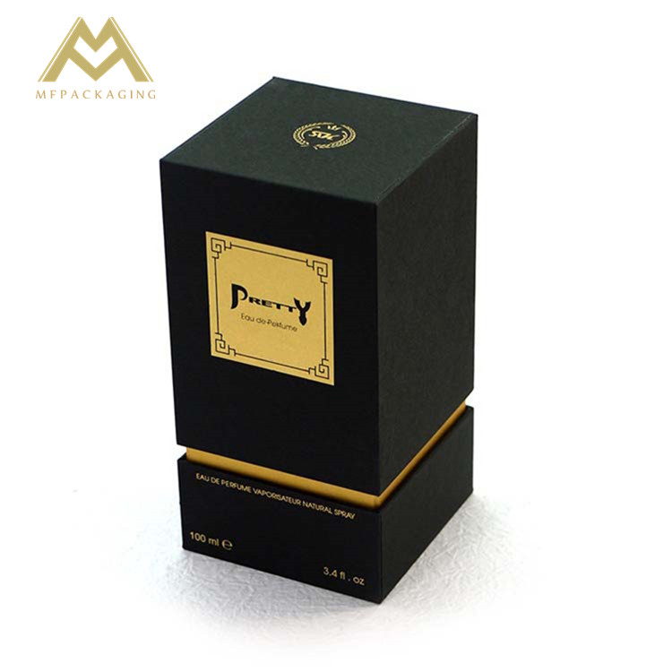 classical perfume box with plate customized