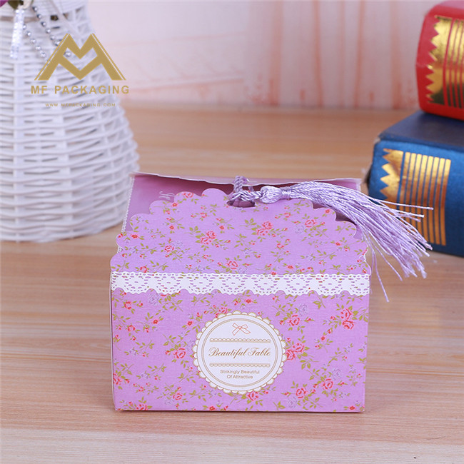 colorful paper card candychocolate gift box ,wedding paper gift