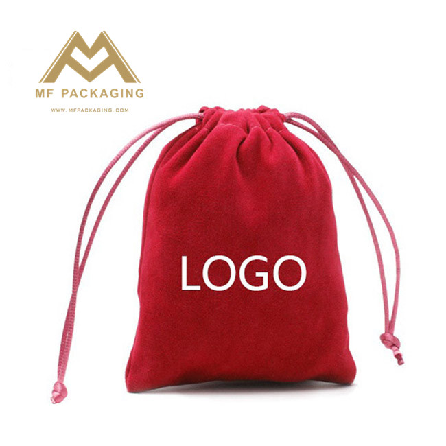 flannelette bag drawstring pouch