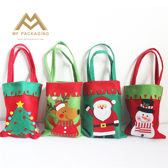 cute flannelette bag cotton bag with drawstring pouch gift b